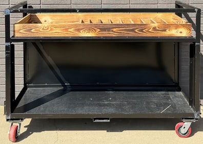 Customized Industrial Ammo Cart on Wheels