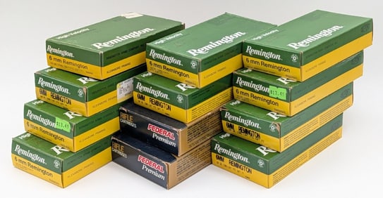 235 Rnds of Various Brands 6mm Cartridges