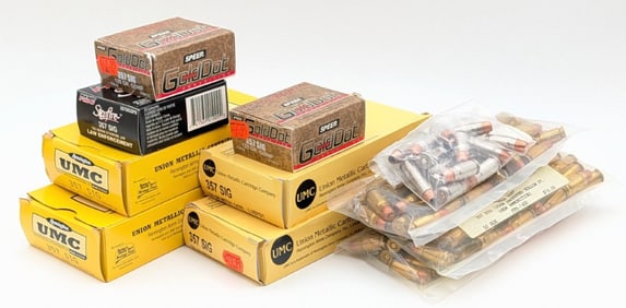 395 Rnds of Various Brands 357 Sig Cartridges