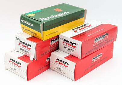 195 Rnds of Various Brands 44 S&W Cartridges