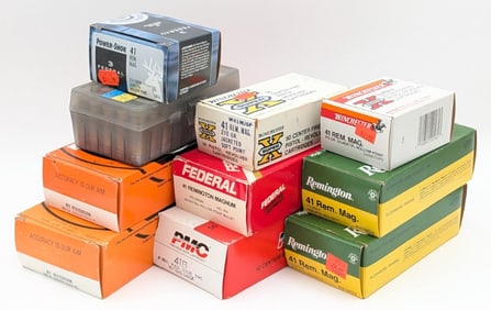 285 Rnds of Various Brands 41 Rem Mag Cartridges