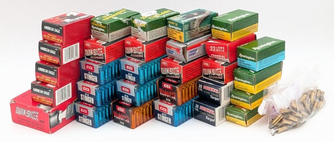 1621 Rnds of Various Brands 22 LR Cartridges