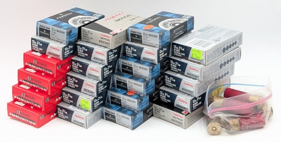 123 Rnds of Various Brands 12 Ga 00 Buckshot Shells