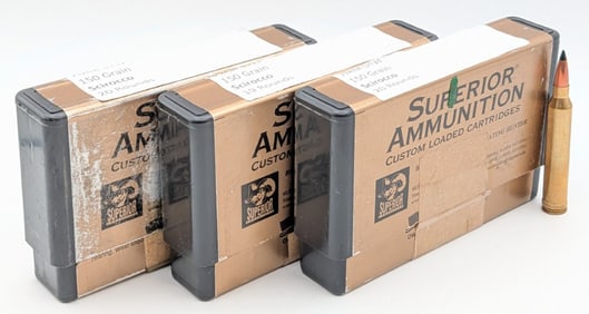 60 Rnds of Superior Ammunition 7mm STW 150gr Scirocco