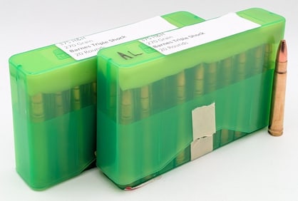 40 Rnds of Professionally Loaded 375 H&H 270gr Barnes Triple Shock