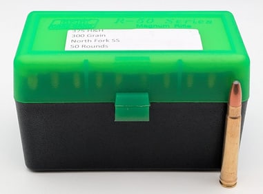 50 Rnds of Professionally Loaded 375 H&H 300gr North Fork SS