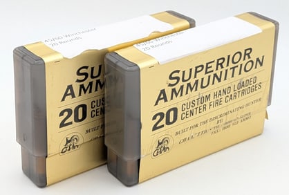 40 Rnds of Superior Ammunition 45/60 Win