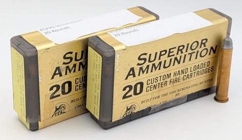 40 Rnds of Superior Ammunition 45/90 Win