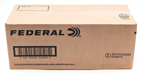 1000 Rnds of Federal 9mm Luger 115gr FMJ Cartridges