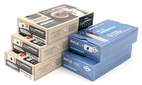 100 Rnds of Various Brands 30-06 Spring Cartridges