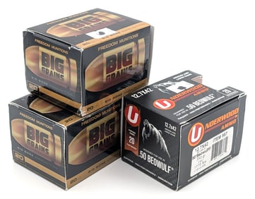 60 Rnds of Various Brands 12.7x42mm Cartridges