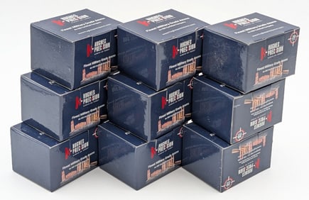 180 Rounds of Hughes Precision 5.56x45mm Cartridges