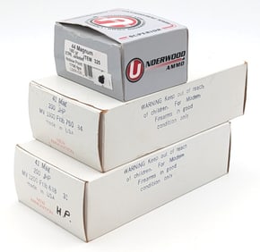 114 Rnds of Various Brands 41 Mag & 42 Mag Cartridges