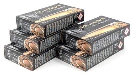 100 Rnds of Sellier & Bellot 6.5x55 SE 131gr Cartridges