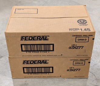 500 Rnds of Federal 12 Ga 1-1/4oz Shells