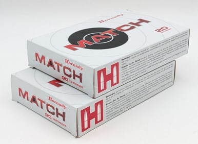 40 Rnds Hornady Match .338 Lapua 285gr ELD Match Cartridges