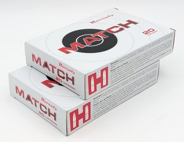 40 Rnds Hornady Match .338 Lapua 285gr ELD Match Cartridges