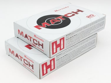 40 Rnds Hornady Match .338 Lapua 285gr ELD Match Cartridges