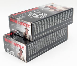 100 Rnds of Winchester 45 Colt 250gr LFN Cartridges