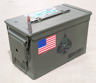 881 Rnds of Wolf 7.62x39mm 124gr HP Cartridges w/ Ammo Can