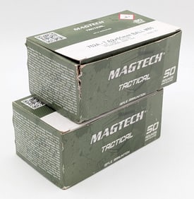 100 Rnds of Magtech 7.62x51mm BALL M80 Cartridges