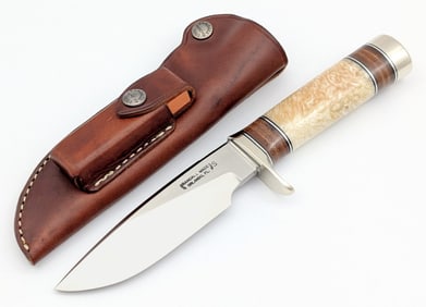 Randall Model 25 Musk Ox Horn Trapper Knife w/ Sheath