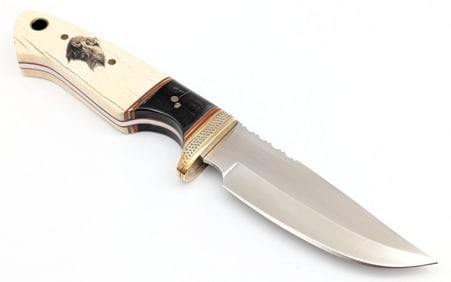 Stephen Mackrill Scrimshaw Exotic Bone Hunter
