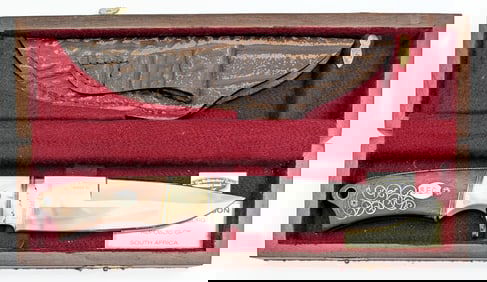 Stephen Mackrill Special Design Bowie Knife w/ Sheath & Case