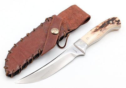 Lou Hegedus 5in Stag Hunter w/ Sheath