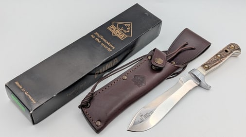 NIB 2003 Puma White Hunter w/ Sheath