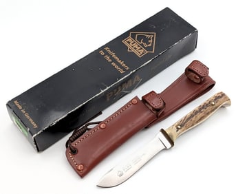 2000 Puma Hunter's Pal Fixed Blade Knife w/ Sheath & Box