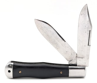 Miller Bros Cutlery Smooth Wood 2-Blade Large Coke Bottle