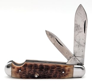 Robeson Cutlery Co. Jig Bone Easy Open Jack Knife