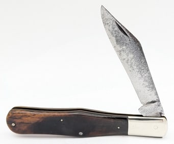 Antique Ka-Bar Sawcut Bone Coke Bottle