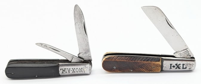 Antique IXL & NOX-ALL Sawcut Bone & Smooth Wood Barlows