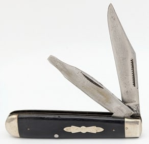 1935-40 Remington Ebony Wood Uneven Jack Knife