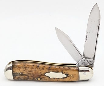 Northfield Knife Co. Jigged Bone Long Pull Serpentine Jack Knife