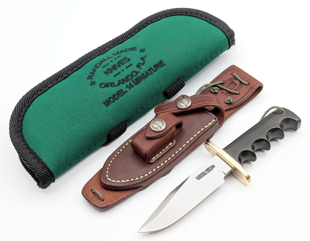 Randall Model 14M Mini Attack Knife w/ Sheath & Soft Case (1 of 10)