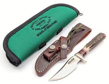 Randall Model 27M Mini Trailblazer w/ Sheath & Soft Case