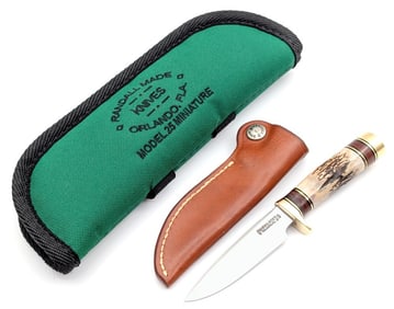 Randall Model 25M Mini Trapper w/ Sheath & Soft Case