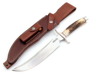 Randall Knife Society Model 4-8 Stag Fighter w/ Sheath
