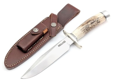 Randall Model 1 6in Stag All Purpose Fighter w/ Sheath