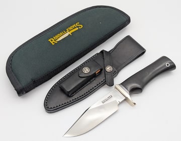 Randall Black Micarta Stoddard Special w/ Sheath & Case