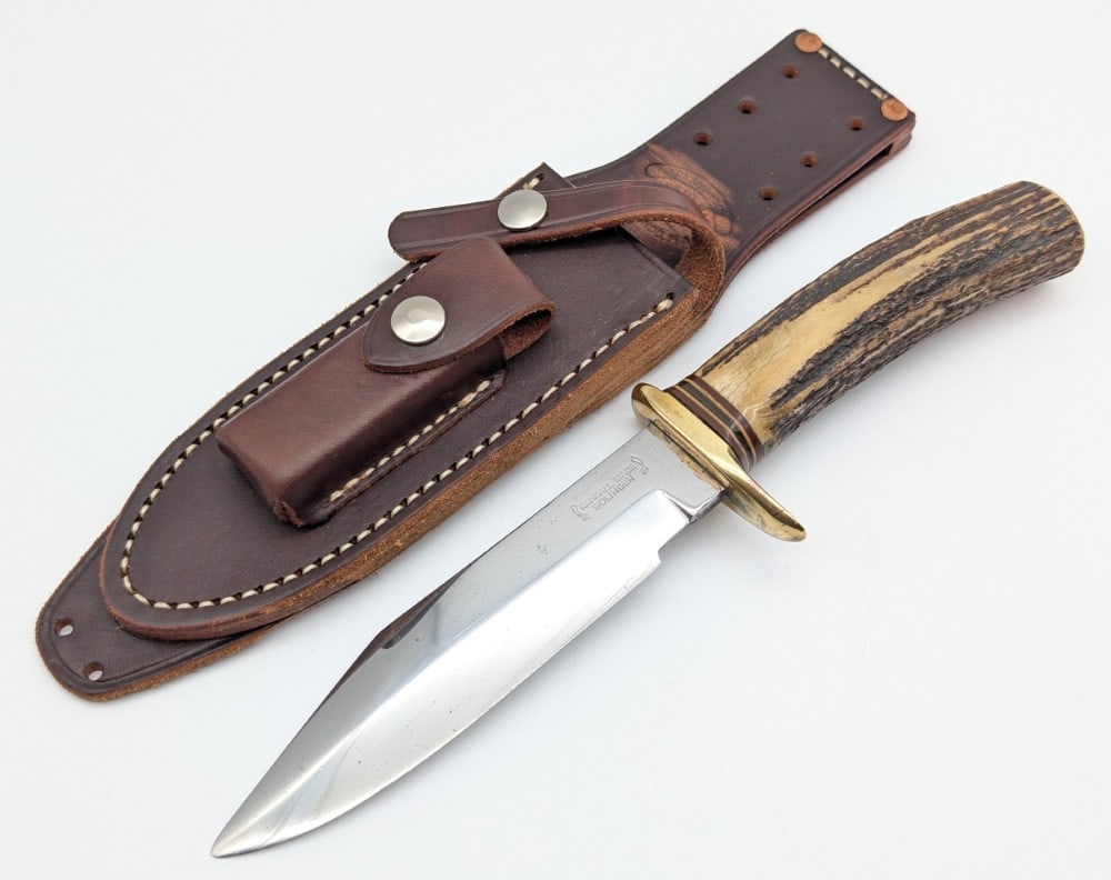 Randall Solingen Steel Stag Model 15 Kit Knife w/ Replacement Sheath (1 of 9)