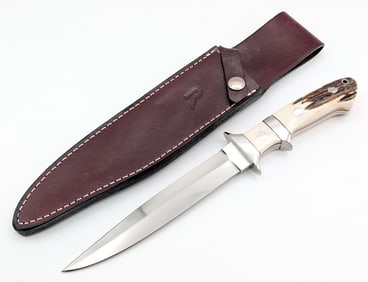 R. King Stag Sub Hilt Fighter w/ Sheath
