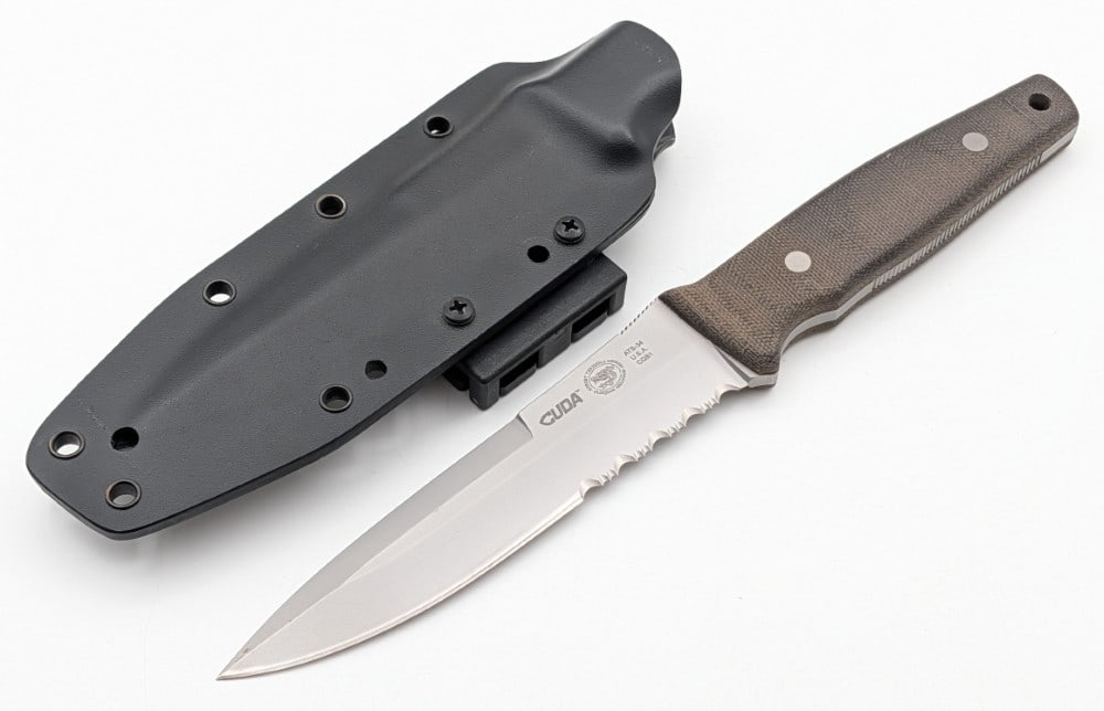 Camillus Robert Terzuola Canvas Micarta Cuda w/ Kydex Sheath (1 of 9)
