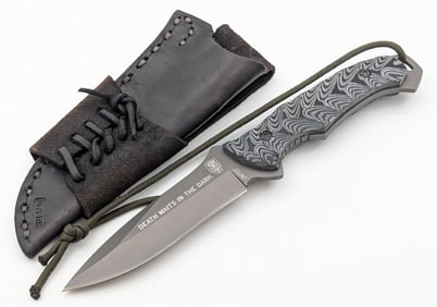 United Cutlery Death Waits in the Dark SOA Drop Point Fighter w/ Sheath