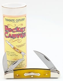 Great Eastern Cutlery Smooth Rotten Banana Bone Pocket Carver Knife 620324 w/ Tube