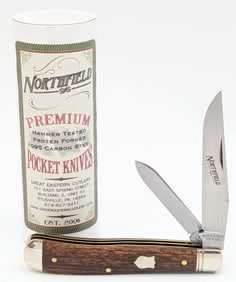 Great Eastern Cutlery Che Chen Rosewood Dogleg Jack Knife 488224 w/ Tube