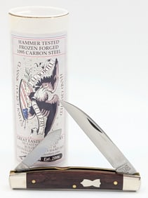 Great Eastern Cutlery Cocobolo Wood Two-Blade Congress Knife 130224 w/ Tube